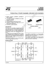 E-L293DD013TR Datasheet Cover