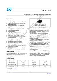 E-STLC7550TQF7 Datasheet Cover