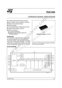 E-TDA7409DTR Datasheet Cover