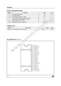 E-TDA7454 Datasheet Page 2
