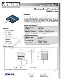 E150N50X4E Datasheet Cover