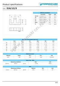 E16/12/5-3C92-G200 Datasheet Cover