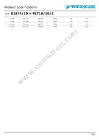 E18/4/10-4F1-A100-P Datasheet Page 3