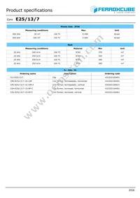 E25/13/7-3F36-G200 Datasheet Page 2