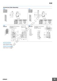 E3Z-B82 0.5M Datasheet Page 16