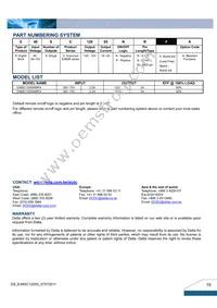 E48SC12005NNFA Datasheet Page 15