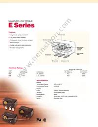 E51-60E Datasheet Cover