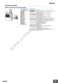 E6C3-AN5B 32P/R 1M Datasheet Page 5