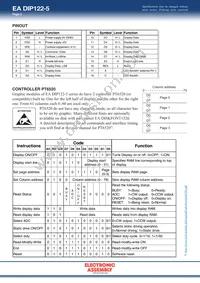 EA DIP122-5HNLED Datasheet Page 2