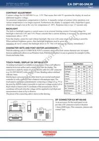 EA DIP180B-5NLW Datasheet Page 3