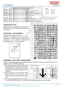EA DIP203B-6NLW Datasheet Page 3