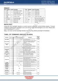 EA DIP203J-4NLW Datasheet Page 2