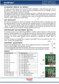 EA DIP240B-7KLWT Datasheet Page 2