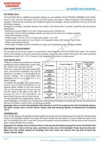 EA DOGL128S-6 Datasheet Page 2