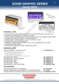 EA DOGM132B-5 Datasheet Cover