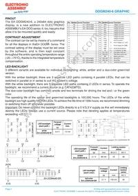 EA DOGM240S-6 Datasheet Page 2