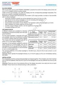 EA DOGS164N-A Datasheet Page 2