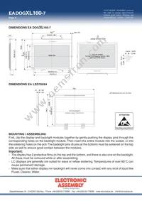 EA DOGXL160L-7 Datasheet Page 8