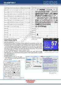 EA EDIP160W-7LWTP Datasheet Page 20