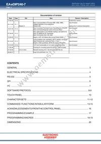 EA EDIP240B-7LW Datasheet Page 2