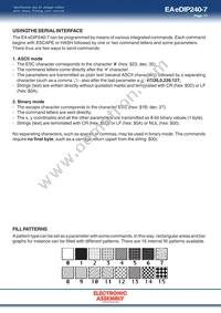 EA EDIP240B-7LW Datasheet Page 17