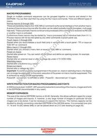 EA EDIP240B-7LW Datasheet Page 18