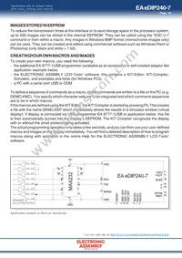 EA EDIP240B-7LW Datasheet Page 19