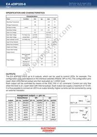 EA EDIP320J-8LWTP Datasheet Page 4
