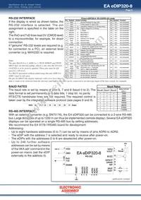 EA EDIP320J-8LWTP Datasheet Page 5