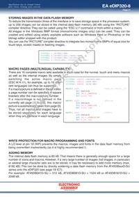 EA EDIP320J-8LWTP Datasheet Page 21