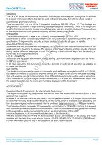 EA EDIPTFT32-ATP Datasheet Page 3