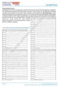 EA EDIPTFT32-ATP Datasheet Page 20