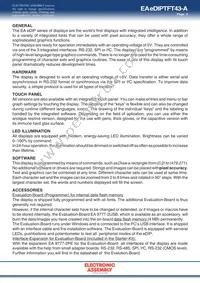 EA EDIPTFT43-A Datasheet Page 3