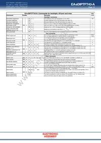 EA EDIPTFT43-A Datasheet Page 17