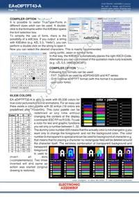 EA EDIPTFT43-A Datasheet Page 22