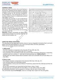 EA EDIPTFT43-ATC Datasheet Page 12