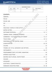 EA EDIPTFT57-A Datasheet Page 2