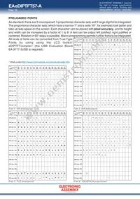 EA EDIPTFT57-A Datasheet Page 22