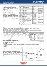 EA EDIPTFT70-A Datasheet Page 7