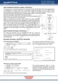 EA EDIPTFT70-A Datasheet Page 10