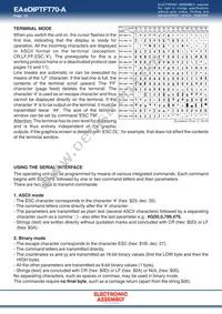 EA EDIPTFT70-A Datasheet Page 12