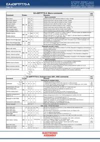 EA EDIPTFT70-A Datasheet Page 16