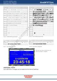 EA EDIPTFT70-A Datasheet Page 23