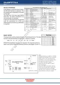 EA EDIPTFT70-ATC Datasheet Page 4