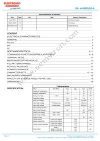 EA ELABEL20-A Datasheet Page 2