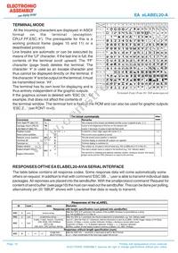 EA ELABEL20-A Datasheet Page 10