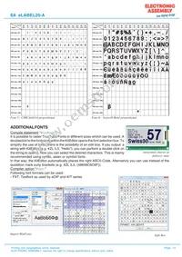EA ELABEL20-A Datasheet Page 13