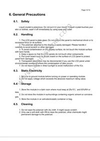 EA-LCD-012 Datasheet Page 17