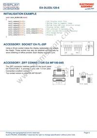 EA OLEDL128-6GGA Datasheet Page 6