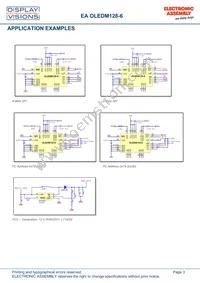 EA OLEDM128-6LWA Datasheet Page 3